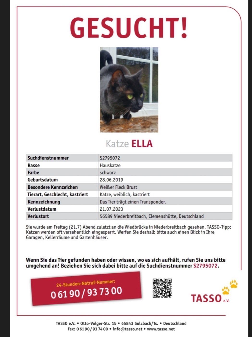 Vermisst wird Ella